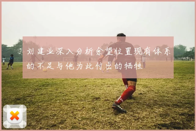 刘建业深入分析余望位置现有体系的不足与他为此付出的牺牲